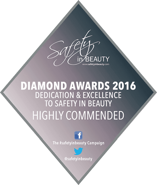 Safety in Beauty Diamond Awards 2016: Highly Commended for Dedication & Excellence