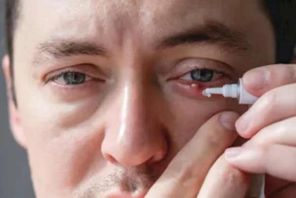 A man is having chalazion on his eyelid and he is looking to heal chalazion stage by stage